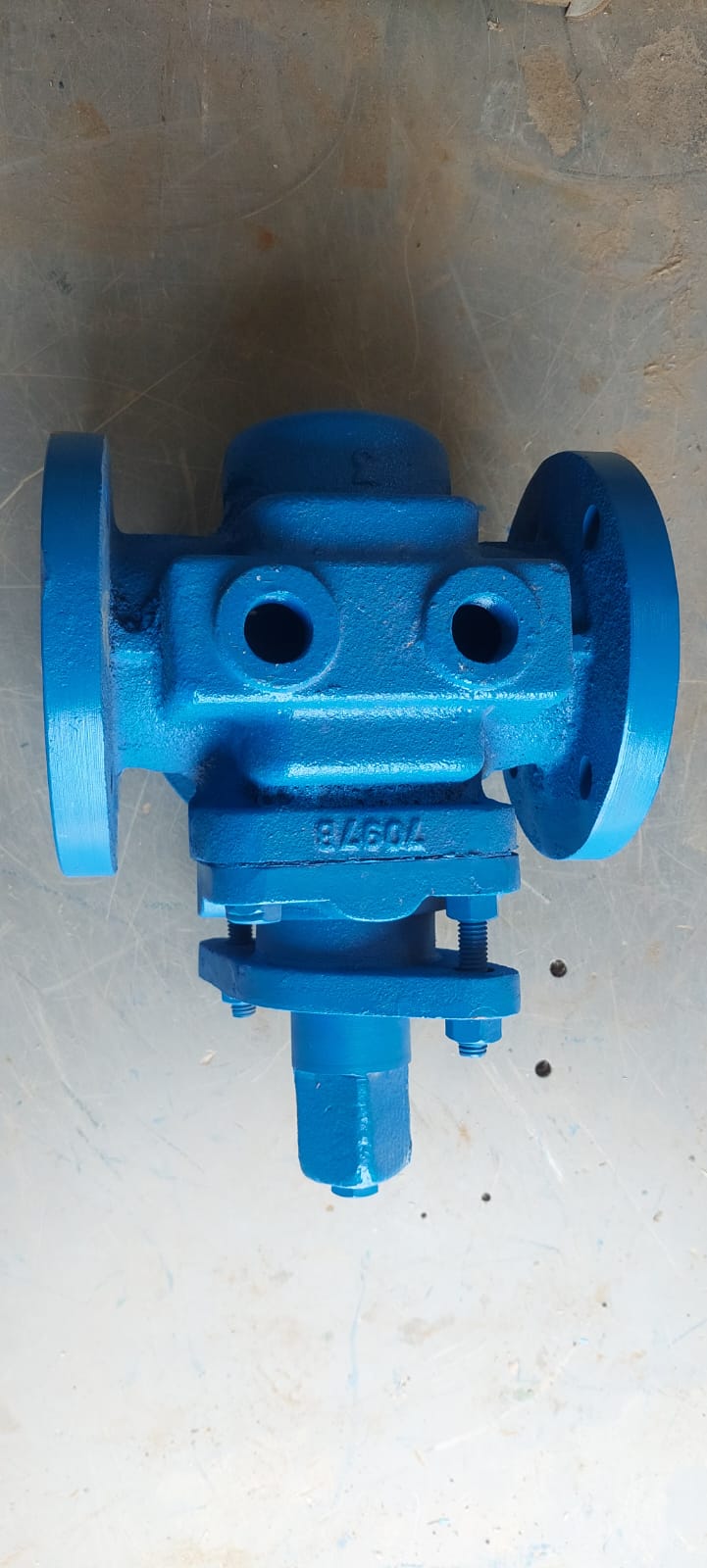 4" 3 way jacketed valve