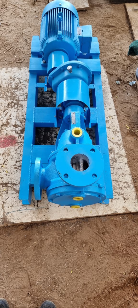 3 " Bitumen pump oil heating system