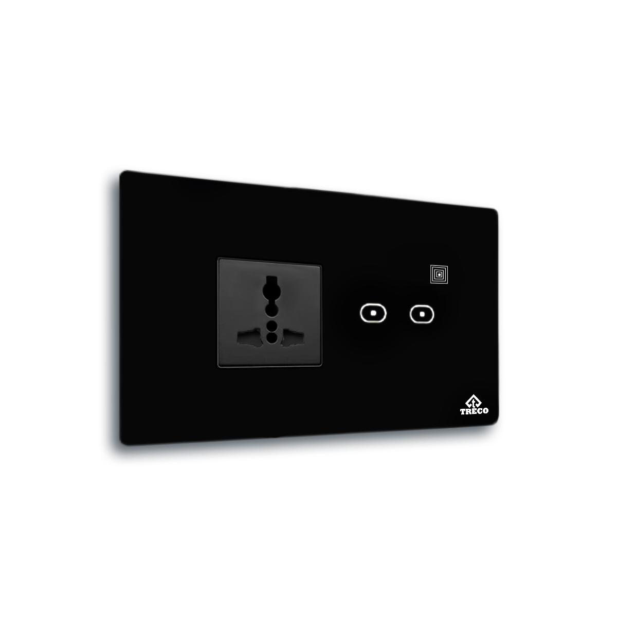 Two Touch Switch With One Socket
