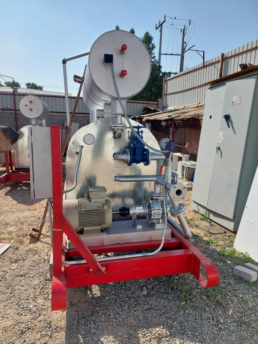 3 " Bitumen pump oil heating